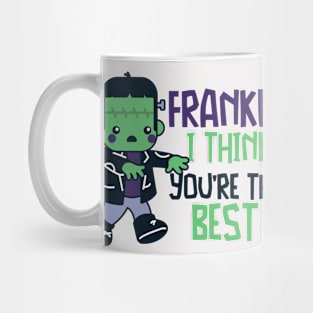 Cute Kawaii Frankenstein's Monster // Frankly, I Think You're the Best Mug